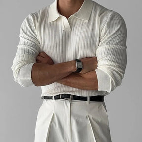 THEALENO™ FLEX LANGARM POLOSHIRT