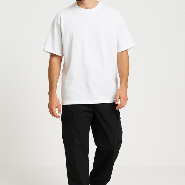 CARGO BLACK JEANS